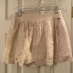 Cream Hollister Skirt